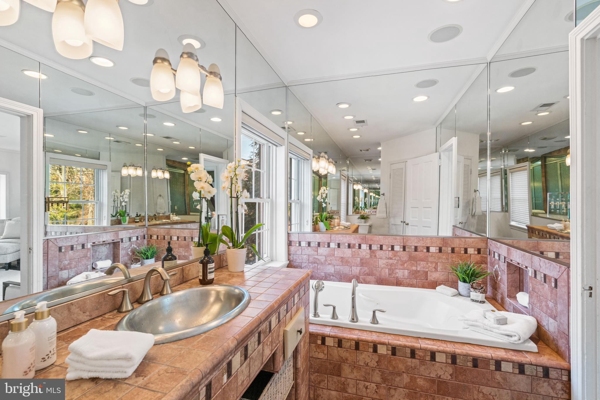 1698 32nd Street Northwest Washington, DC 20007 - Photo 17 of 29 a spacious bathroom with a large tub and sink