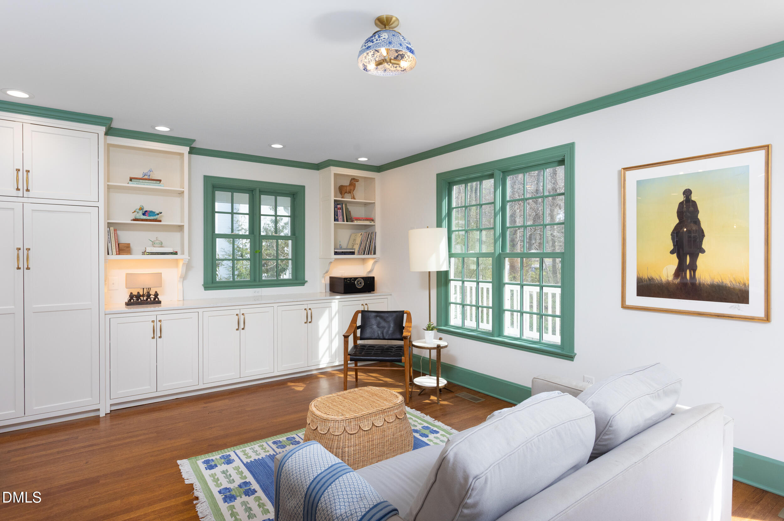 3433 Dover Road Durham, NC 27707 - Photo 15 of 56 a bedroom with furniture and a window