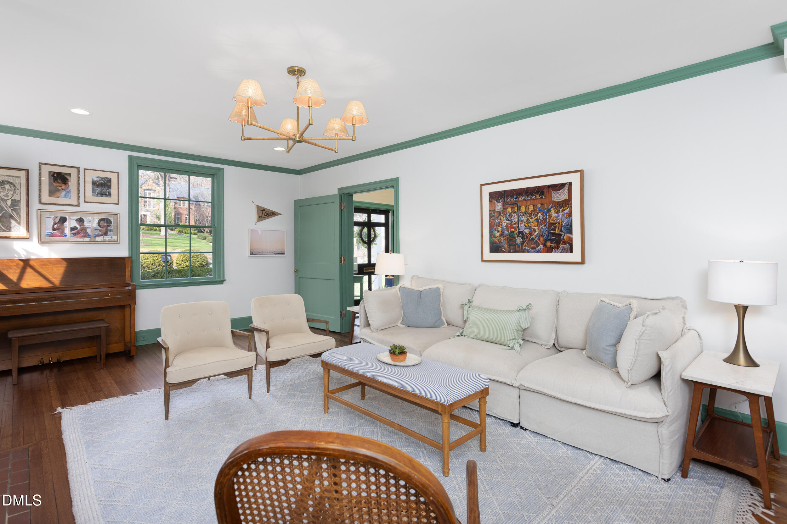 3433 Dover Road Durham, NC 27707 - Photo 21 of 56 a living room with furniture a rug and a window