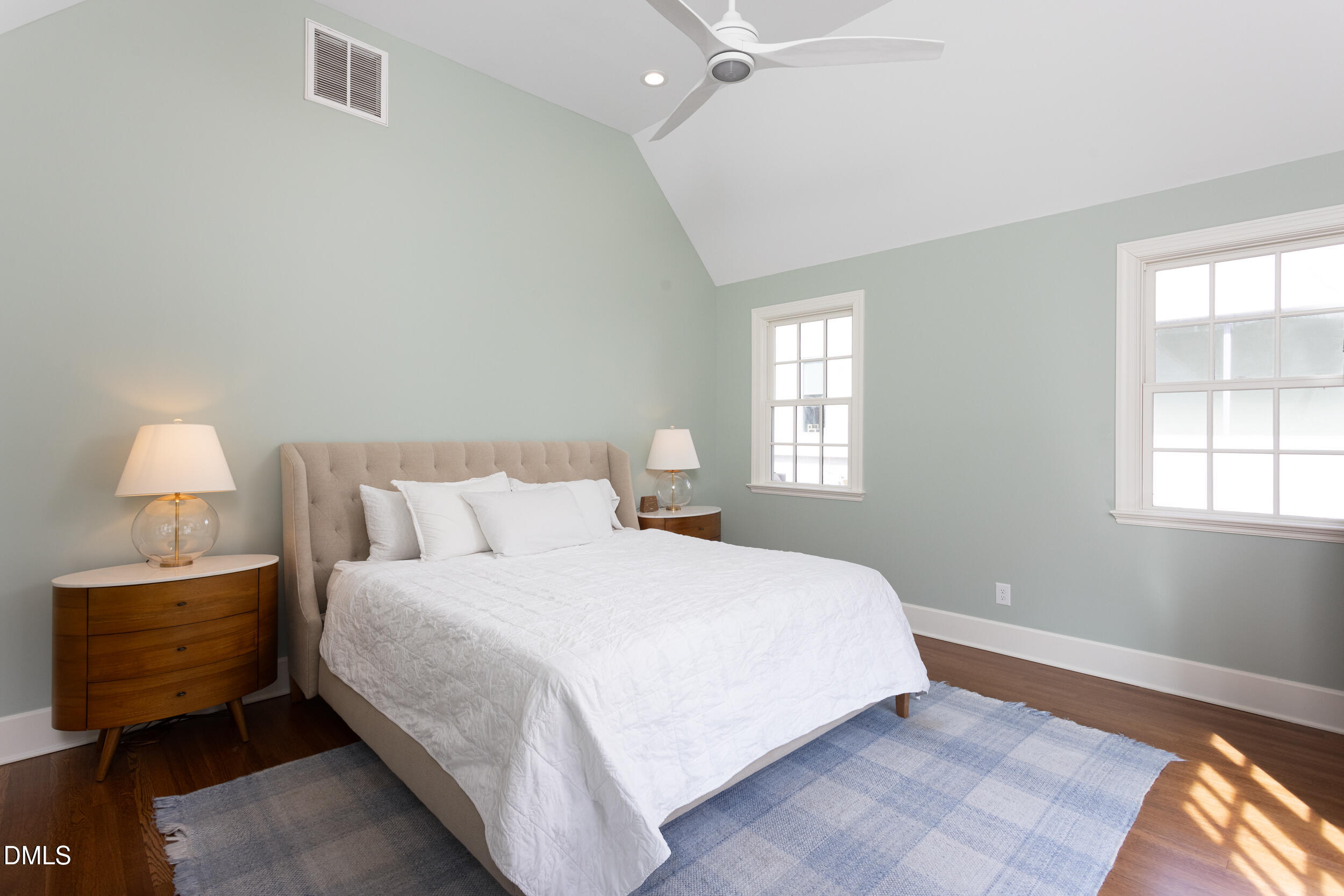 3433 Dover Road Durham, NC 27707 - Photo 25 of 56 a bedroom with a bed and a window