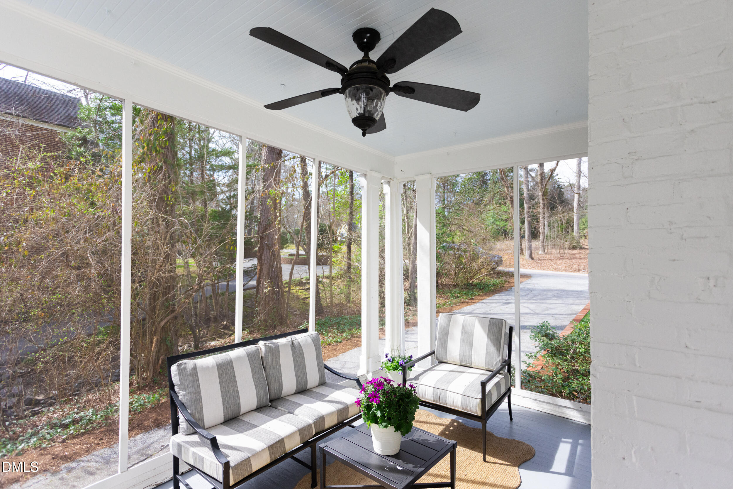 3433 Dover Road Durham, NC 27707 - Photo 43 of 56 a living room with furniture and a large window