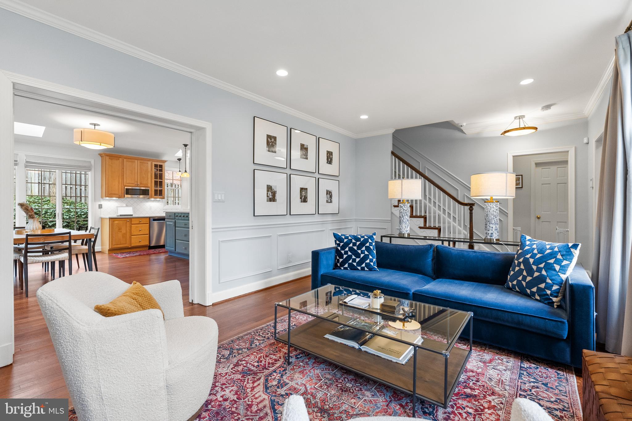 4213 Leland Street Chevy Chase, MD 20815 - Photo 4 of 33 a living room with furniture and wooden floor