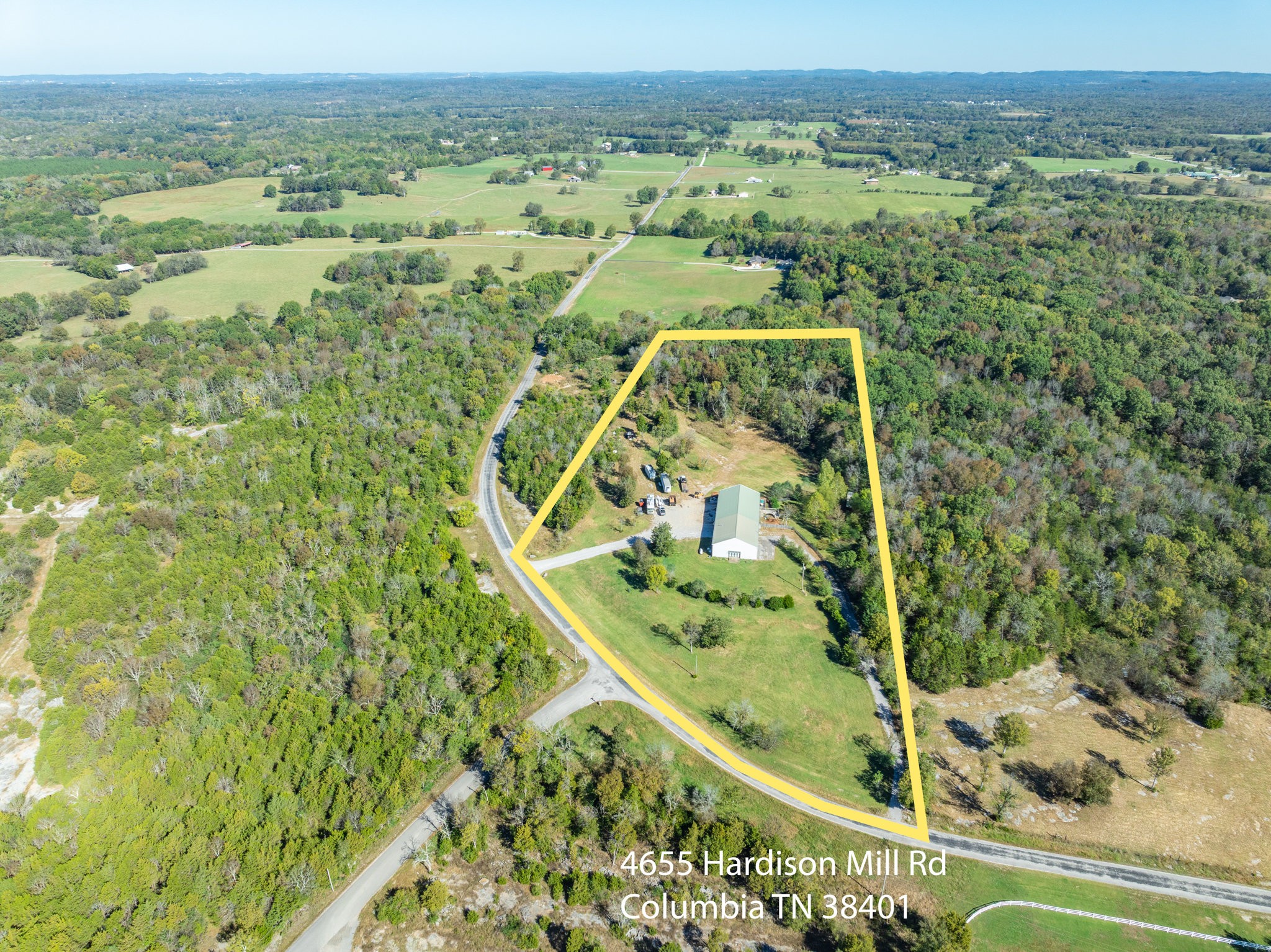4655 Hardison Mill Road Columbia, TN 38401 - Photo 34 of 47 view of a forest with an outdoor seating