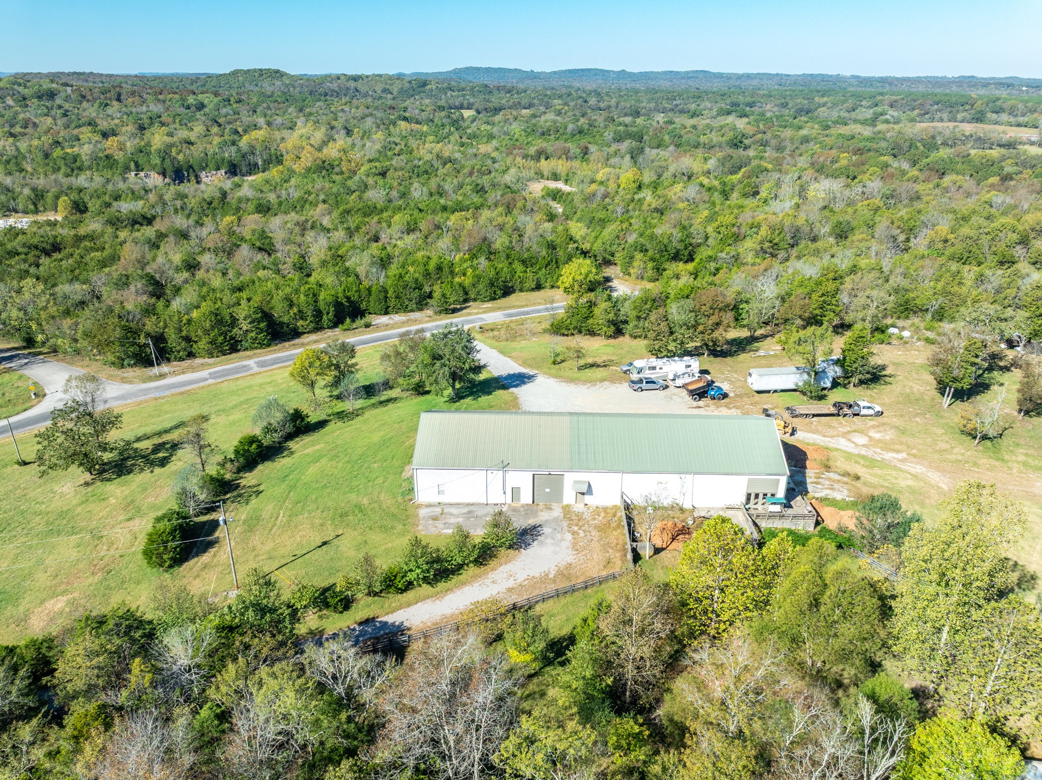 4655 Hardison Mill Road Columbia, TN 38401 - Photo 44 of 47 a view of a city with lush green forest