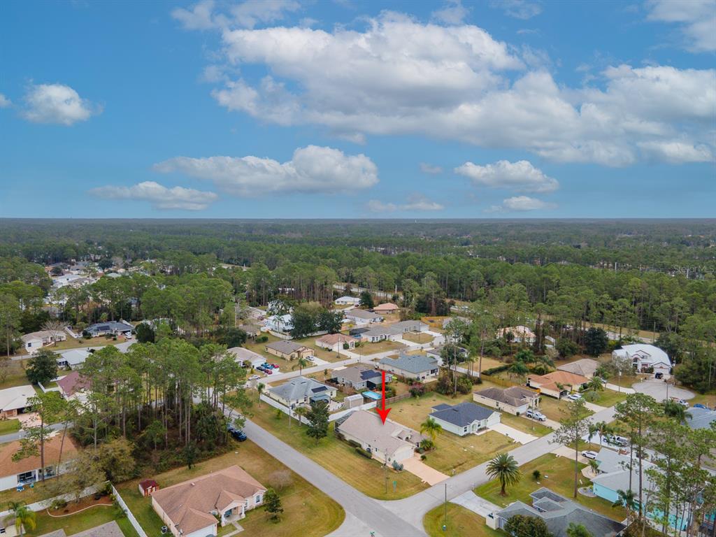 1 Ripley Place Palm Coast, FL 32164 - Photo 52 of 54 an aerial view of a city with lots of residential buildings