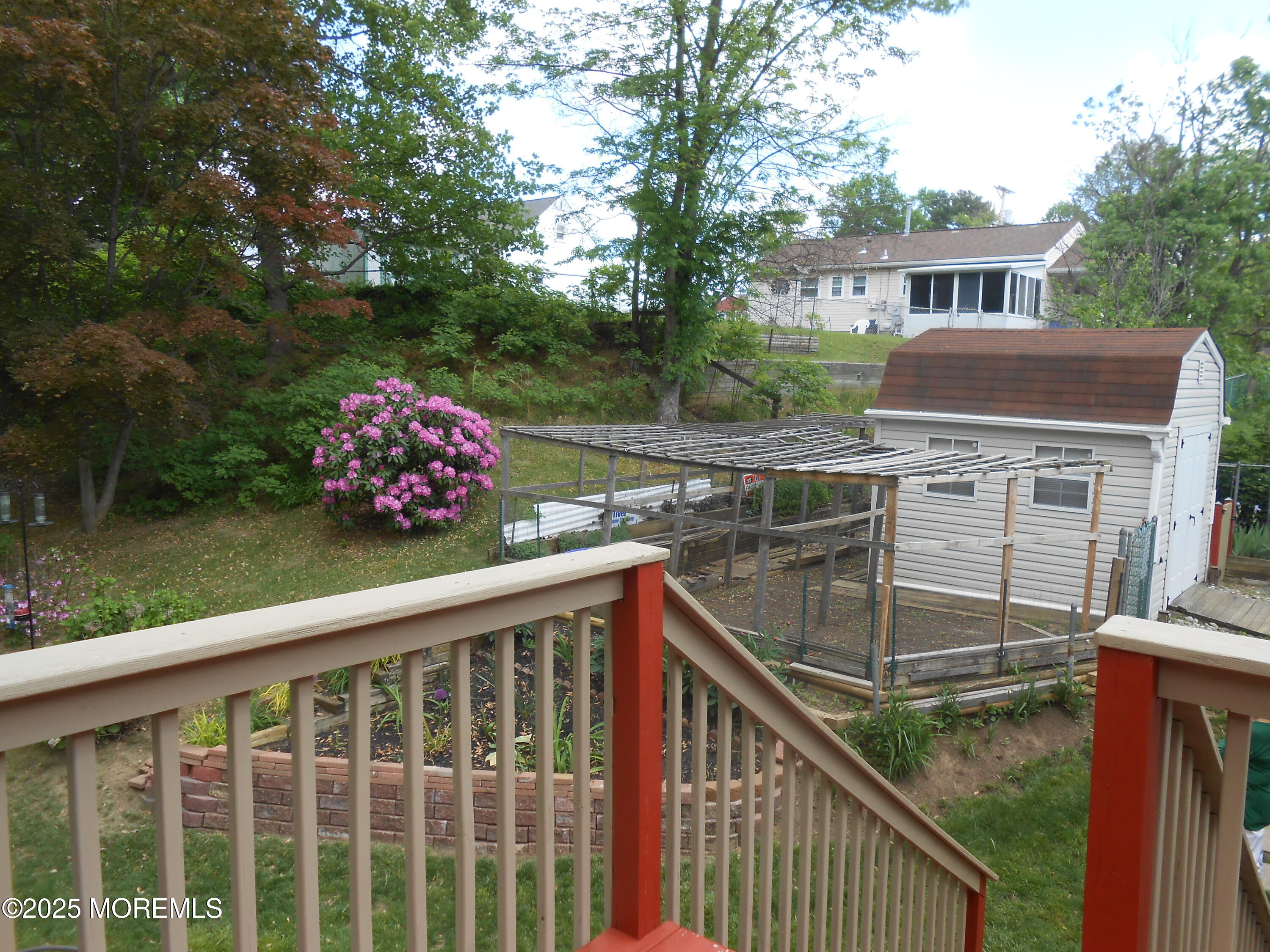 603 Bloomfield Drive Westampton, NJ 08060 - Photo 22 of 66 a balcony with an outdoor space