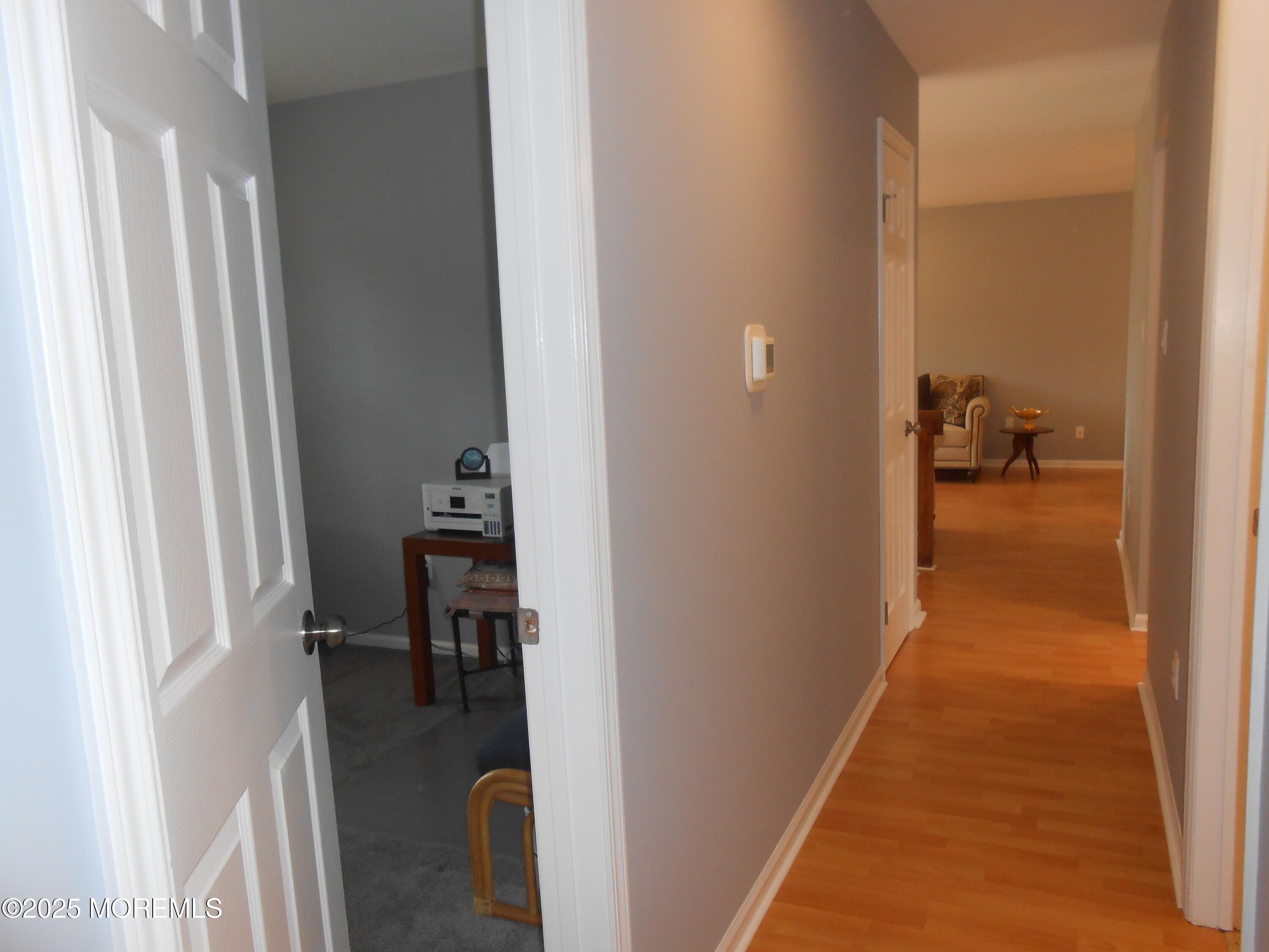 603 Bloomfield Drive Westampton, NJ 08060 - Photo 43 of 66 a hallway with a view of bedroom and living room