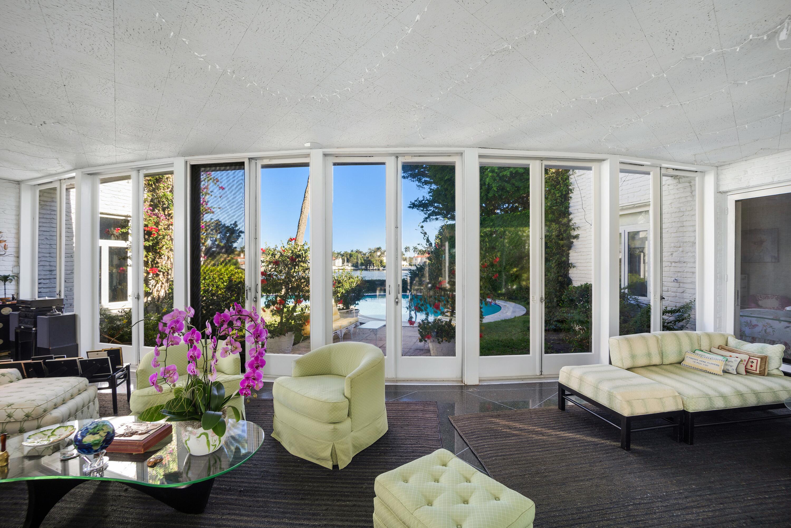 350 Island Road Palm Beach, FL 33480 - Photo 13 of 26 a living room with furniture and a potted plant
