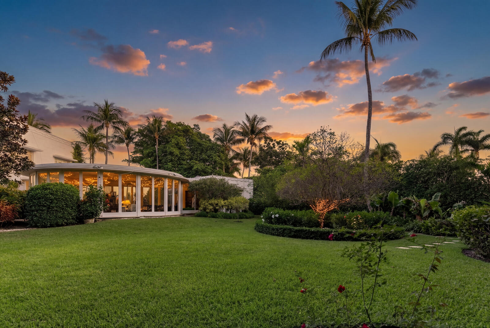 350 Island Road Palm Beach, FL 33480 - Photo 23 of 26 a view of garden with a house