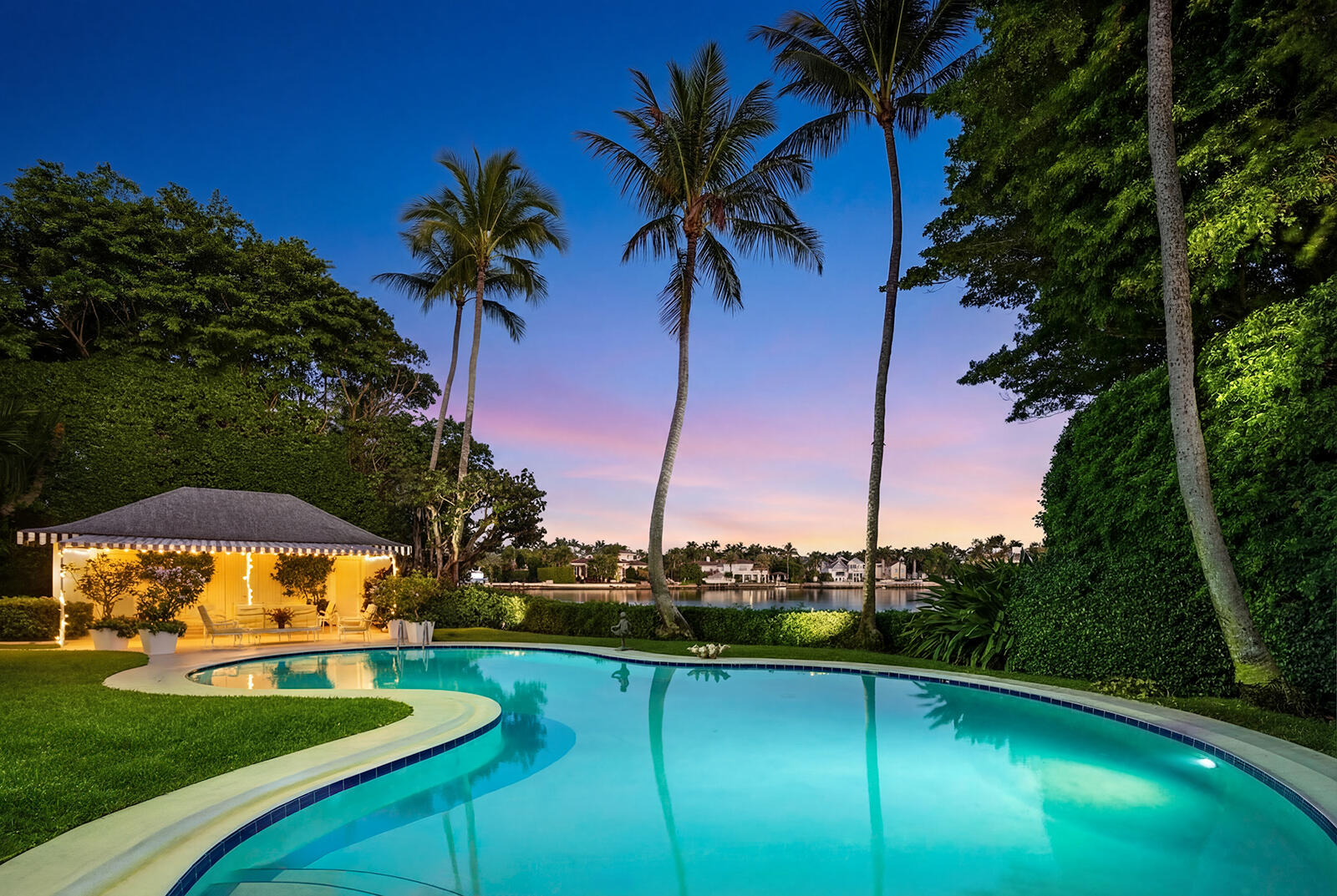 350 Island Road Palm Beach, FL 33480 - Photo 8 of 26 a view of swimming pool