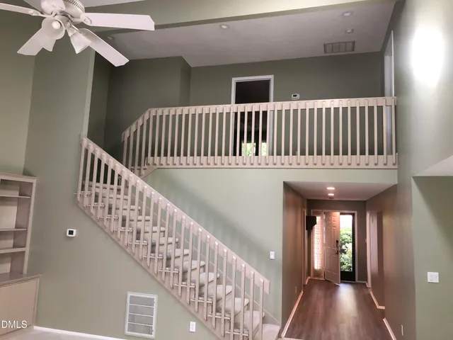 a view of entryway with a front door