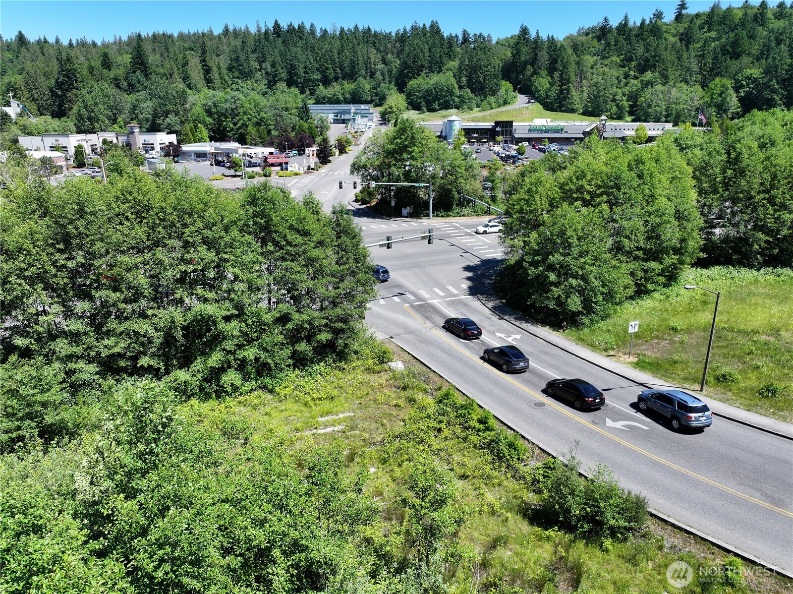 20249 Highway 305 Poulsbo, WA 98370 - Photo 23 of 25 a large green field with lots of trees in the background