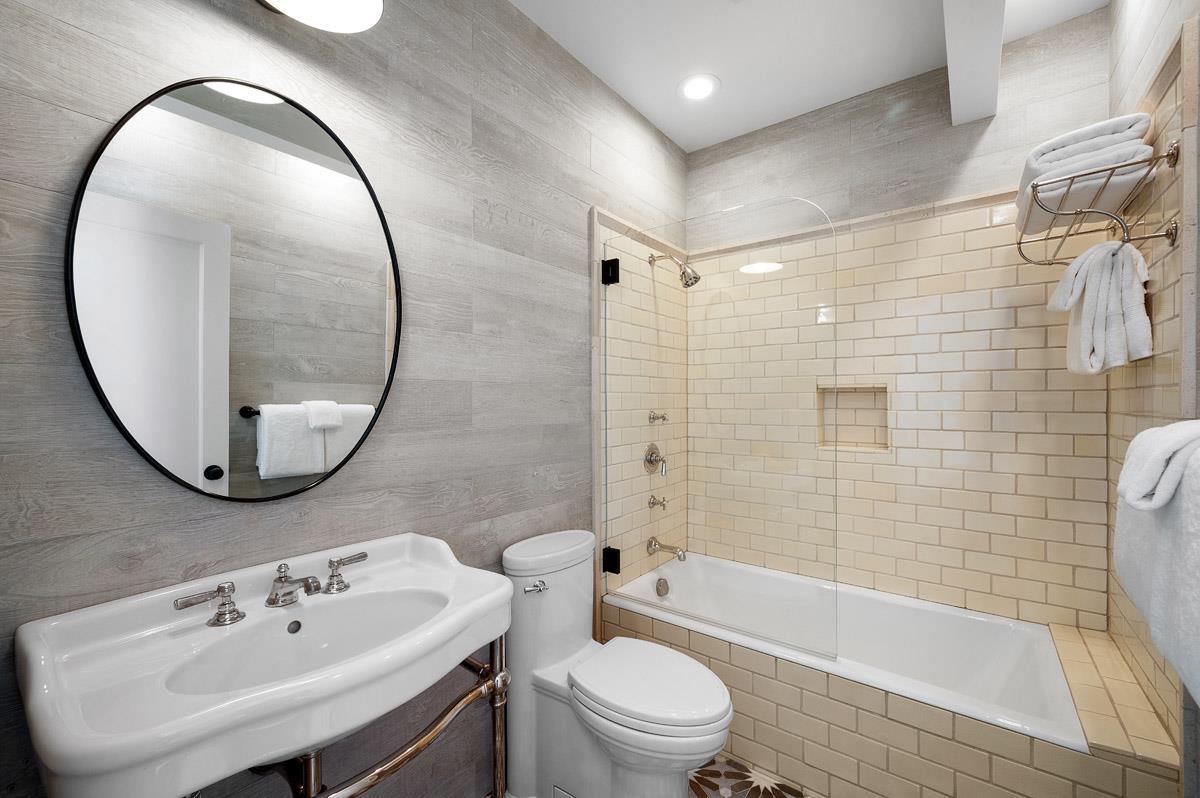 220 Ware Road Woodside, CA 94062 - Photo 37 of 59 a bathroom with a sink toilet and shower