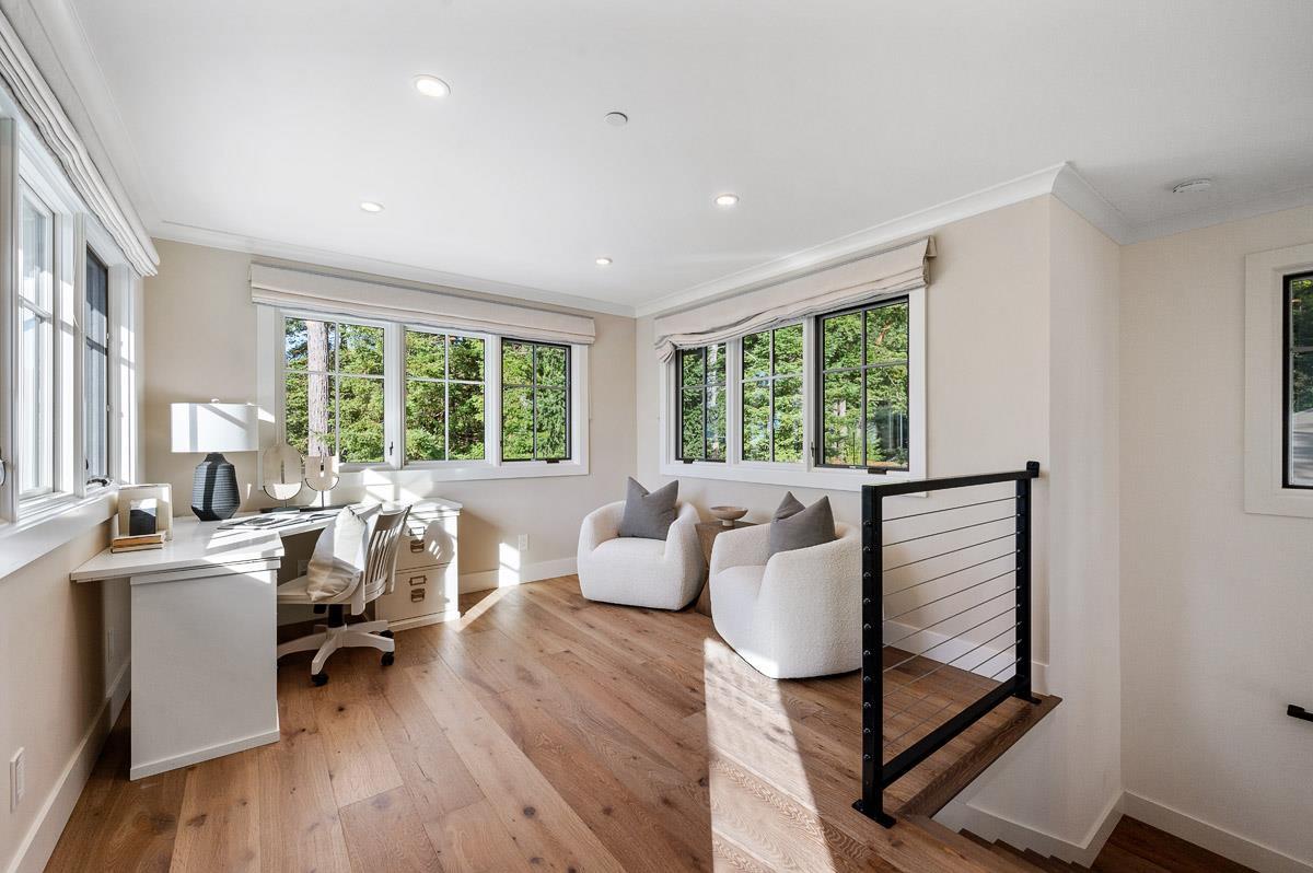 220 Ware Road Woodside, CA 94062 - Photo 52 of 59 a living room with furniture and a large window