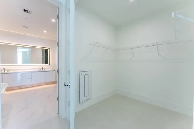 a workspace with furniture