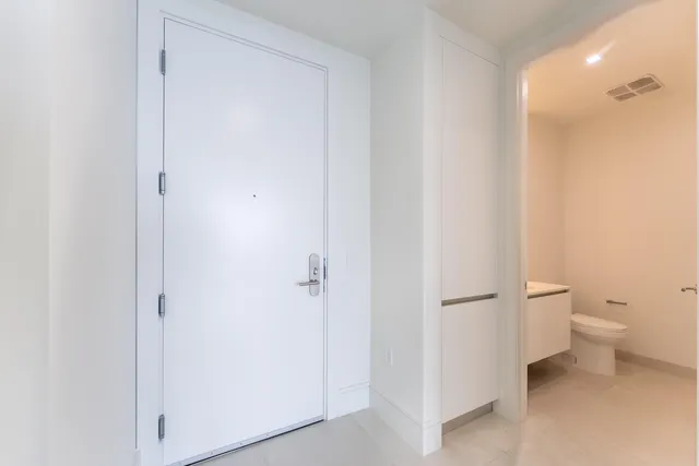 a view of a terrace with sky view