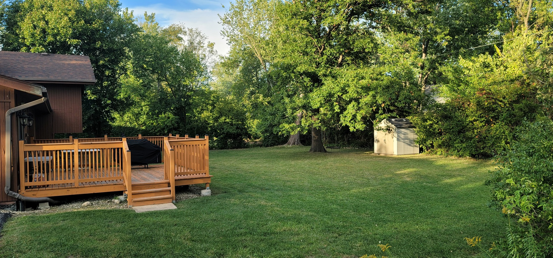 1045 Wingate Road Olympia Fields, IL 60461 - Photo 27 of 28 a view of a deck with a big yard