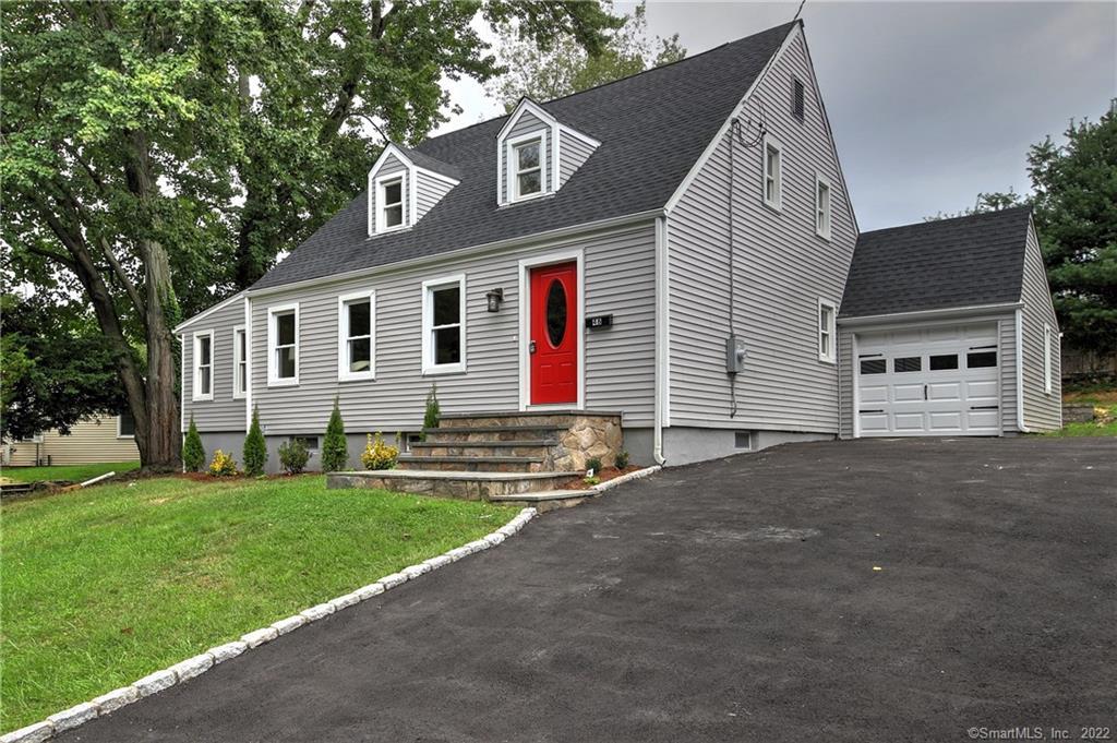 Front w new double-wide driveway