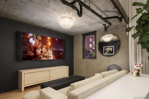 a view of living room with patio