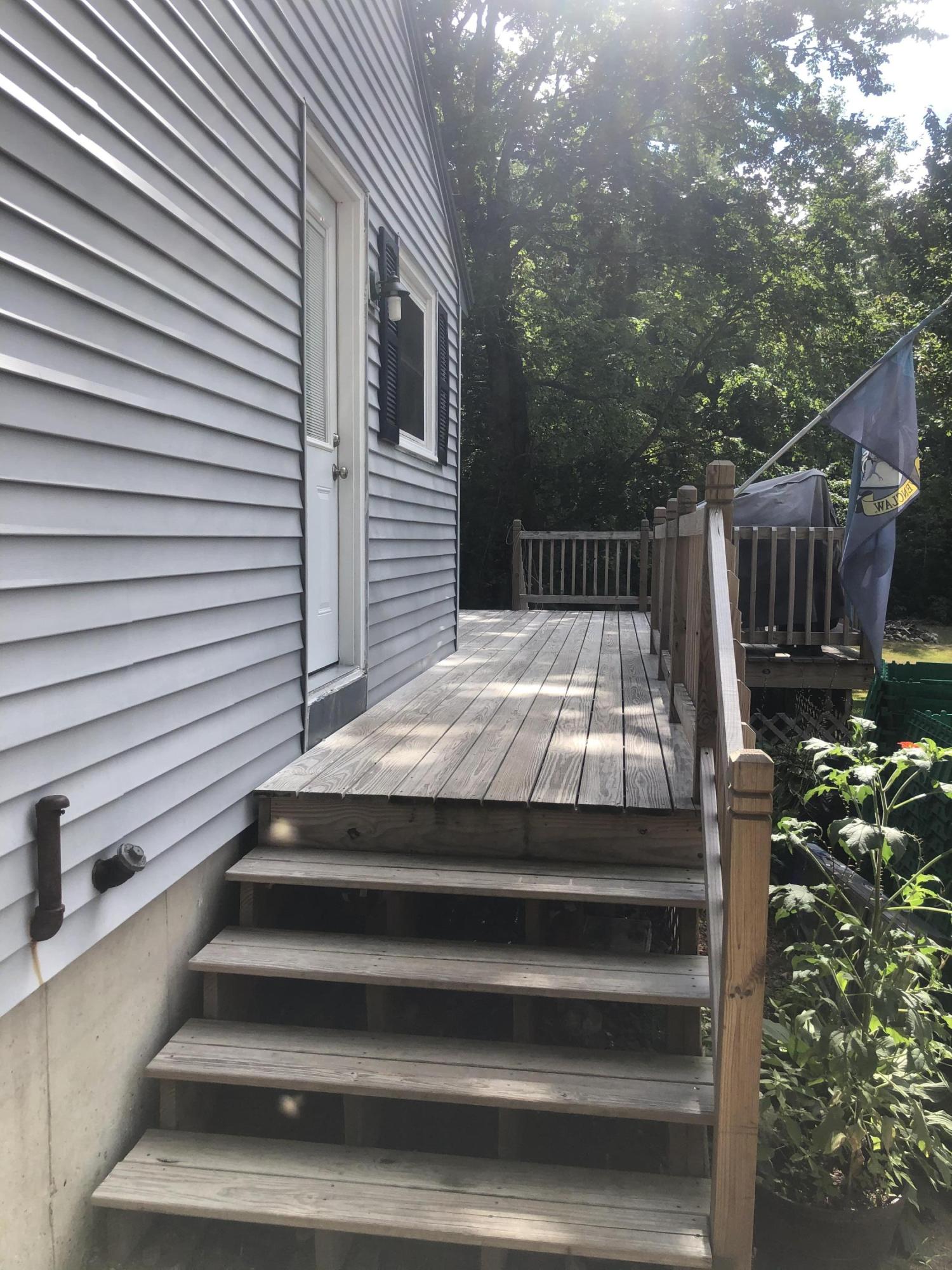 8 Cram Hill Road Baldwin, ME 04024 - Photo 4 of 17 8 Cram Rd-Stairs to Deck