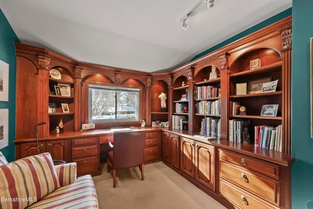 a kitchen with lots of counter top space
