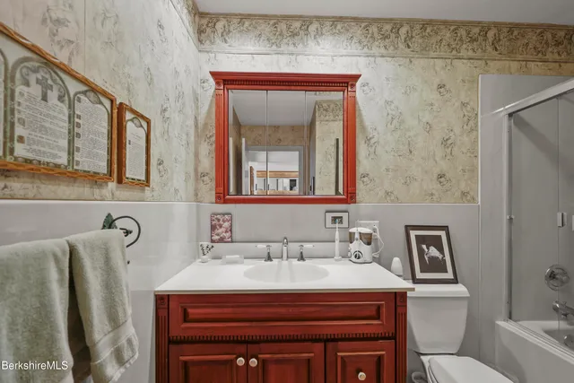 a view of a backyard of the house