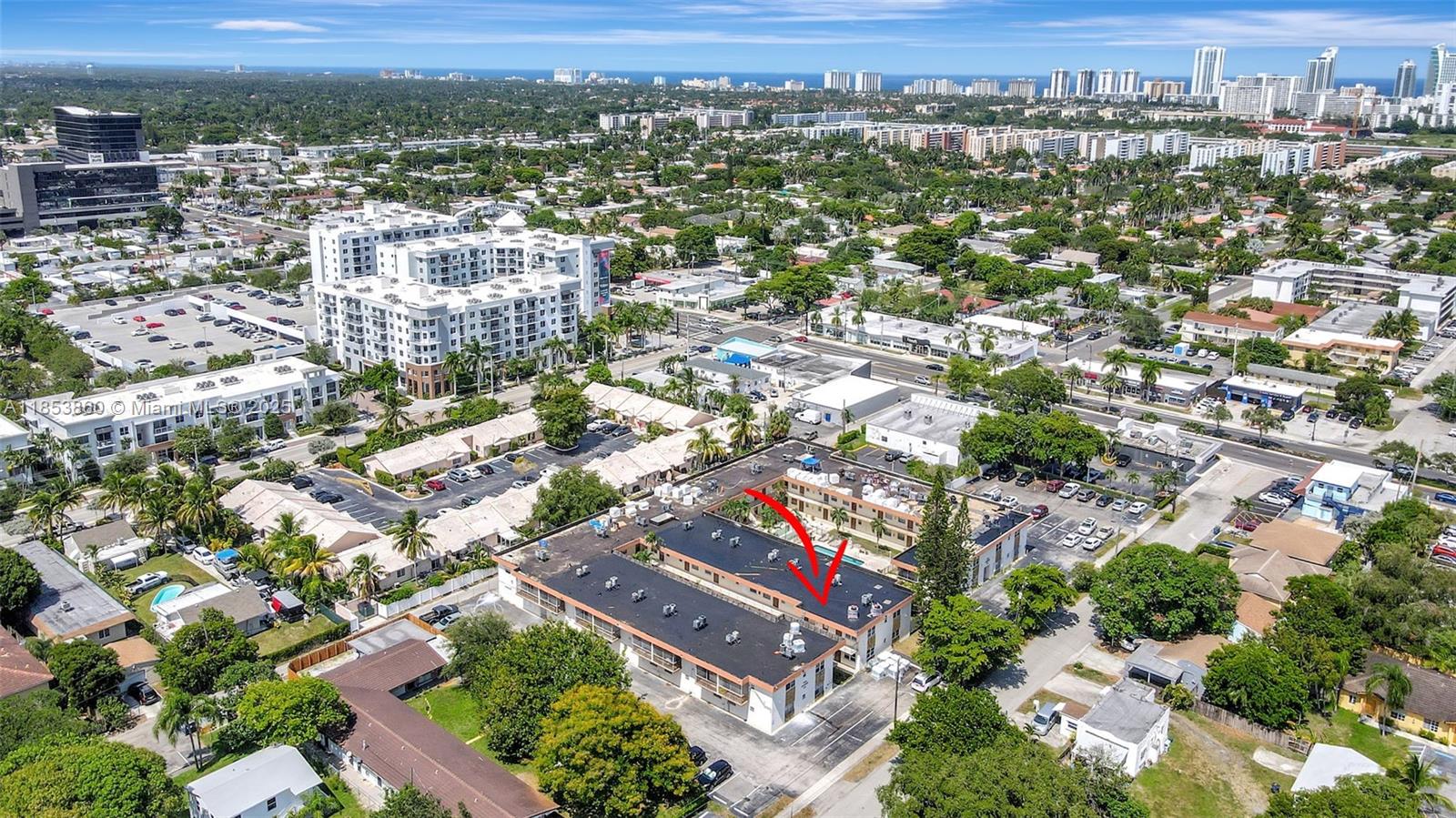 415 Northeast 2nd Street, Unit 124 Hallandale Beach, FL 33009 - Photo 5 of 36 an aerial view of city