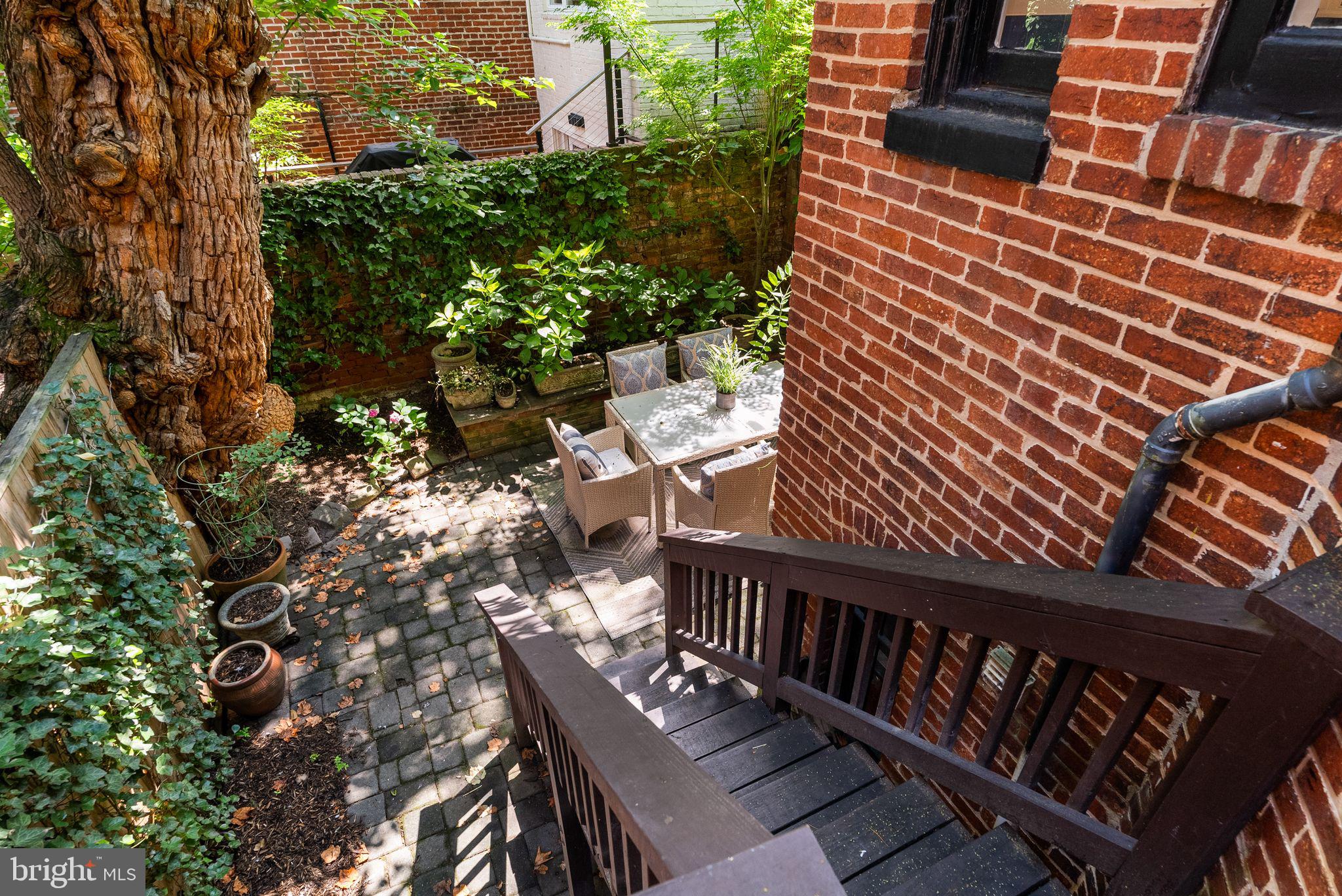 3066 Q Street Northwest Washington, DC 20007 - Photo 21 of 56 Patio Garden Area