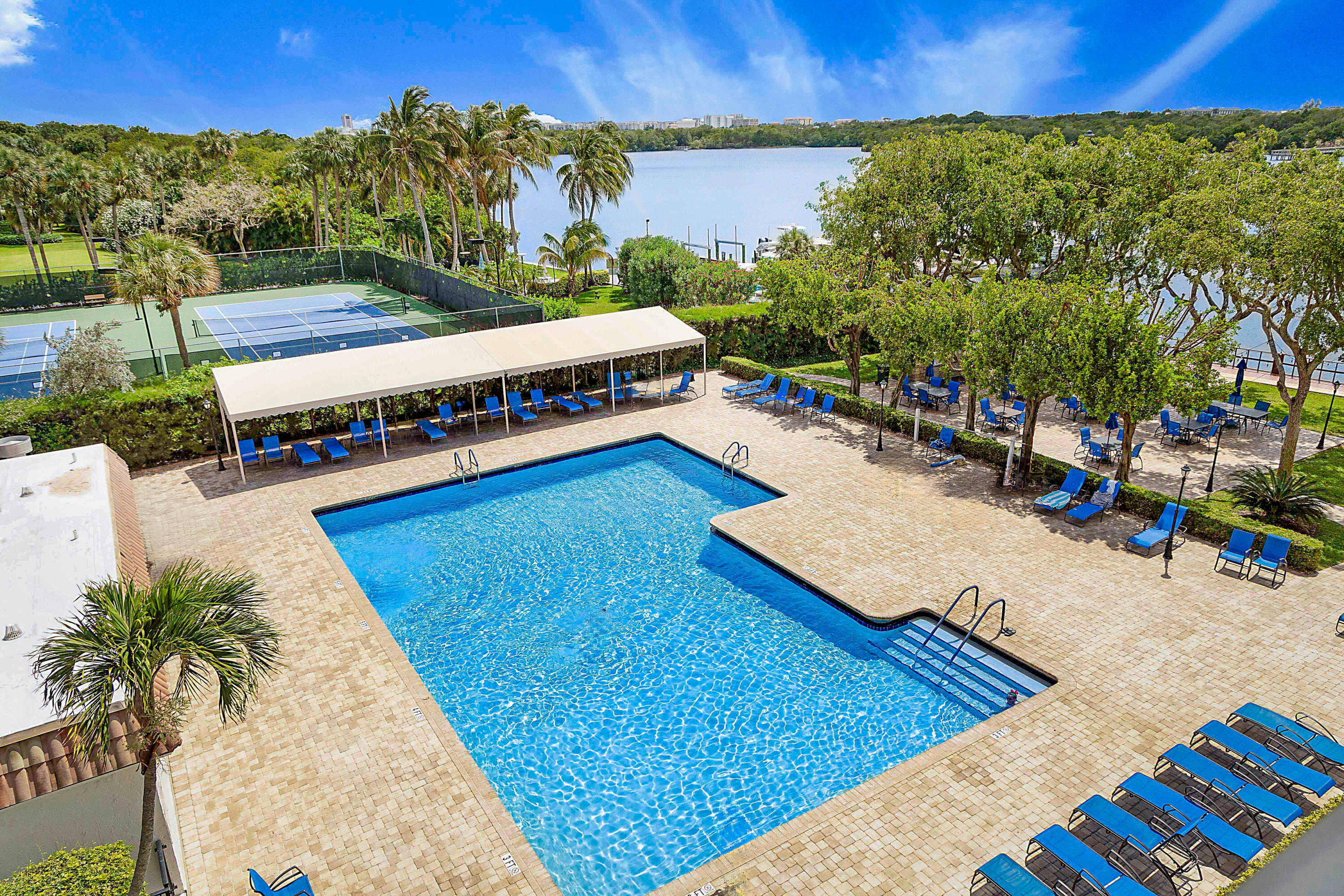 2121 North Ocean Boulevard, Unit 407W Boca Raton, FL 33431 - Photo 3 of 60 Pool and intracoastal view