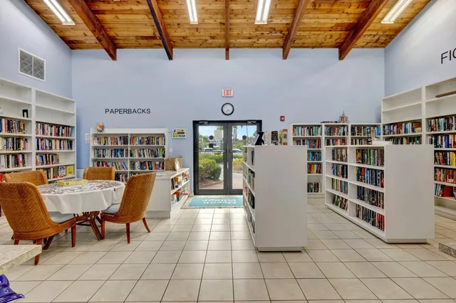 a view of beach and ocean
