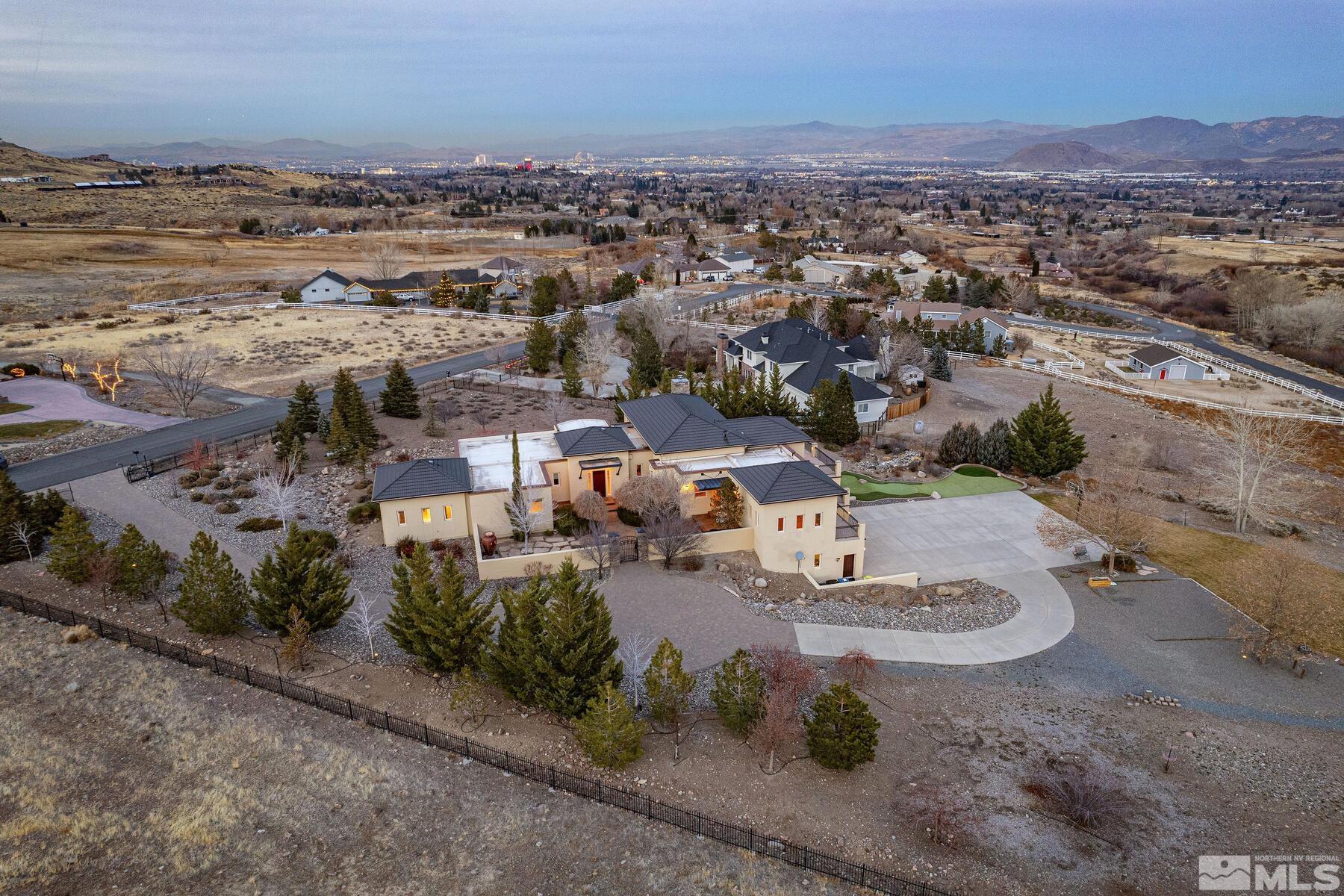 220 Brunswick Mill Road Reno, NV 89511 - Photo 2 of 39 an aerial view of residential houses with outdoor space