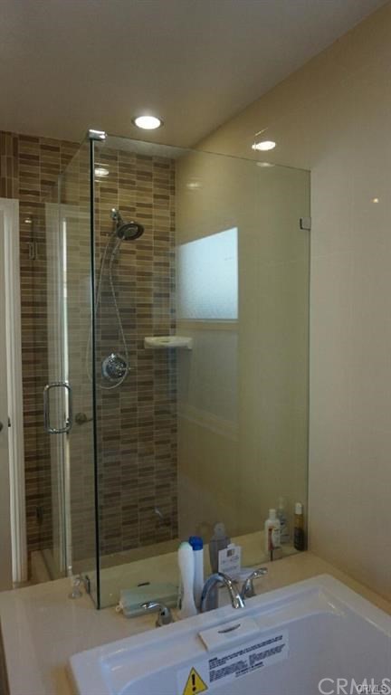 611 South Old Ranch Road Arcadia, CA 91007 - Photo 11 of 17 a bathroom with a shower