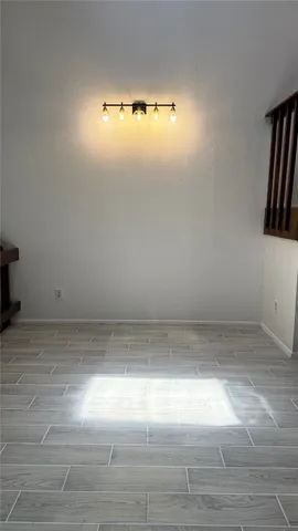 a view of empty room