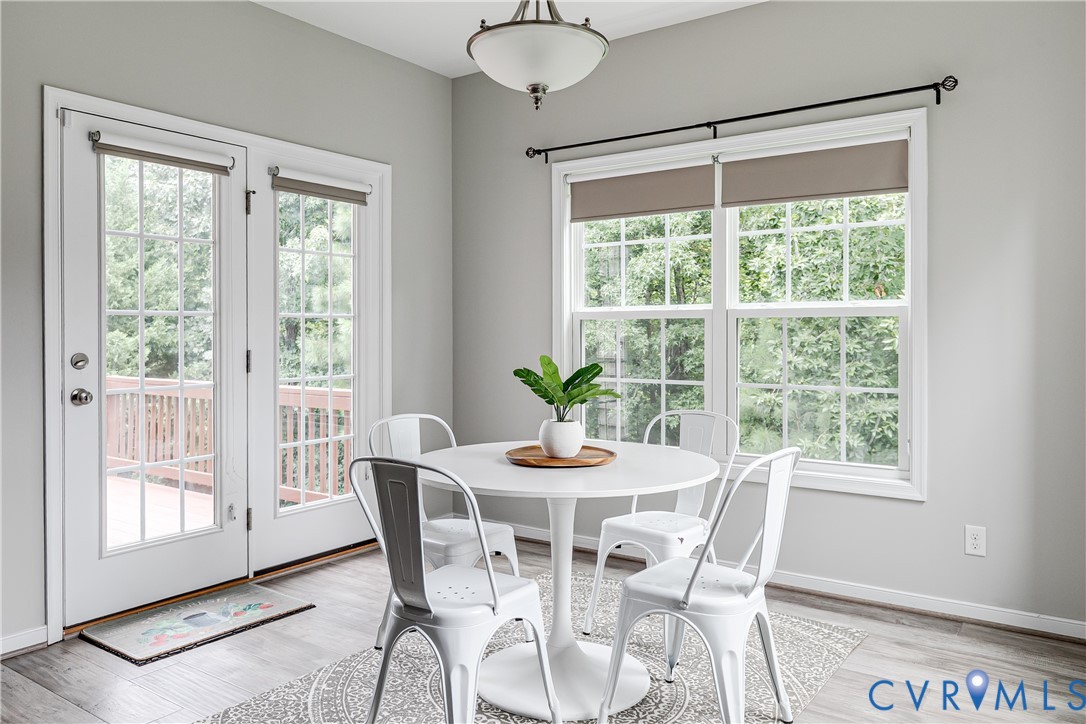 14906 Bridge Spring Drive Midlothian, VA 23113 - Photo 23 of 50 a dining room with furniture window and wooden floor