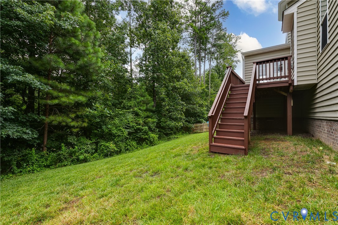 14906 Bridge Spring Drive Midlothian, VA 23113 - Photo 50 of 50 a view of a backyard with stairs
