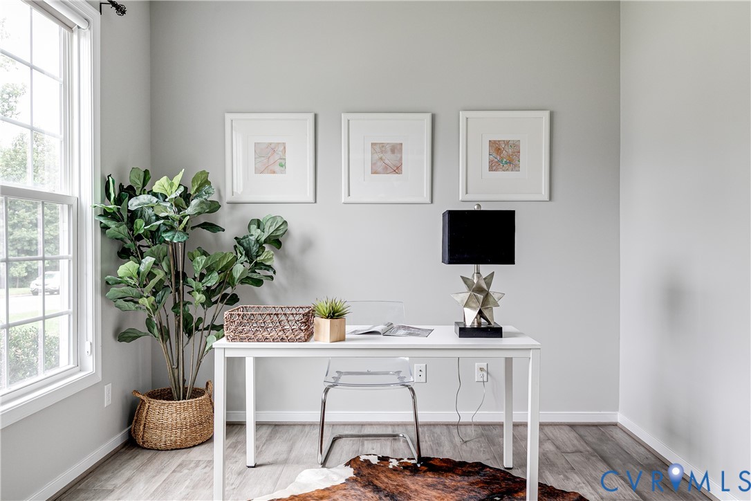 14906 Bridge Spring Drive Midlothian, VA 23113 - Photo 7 of 50 a living room with furniture and a potted plant