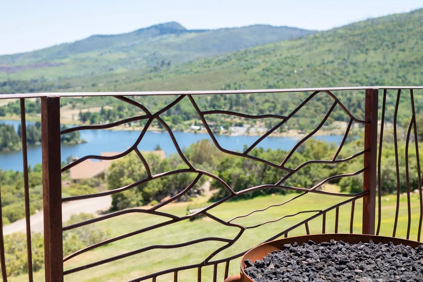 34896 Yuma Road Julian, CA 92036 - Photo 30 of 56 a view of a balcony with a yard