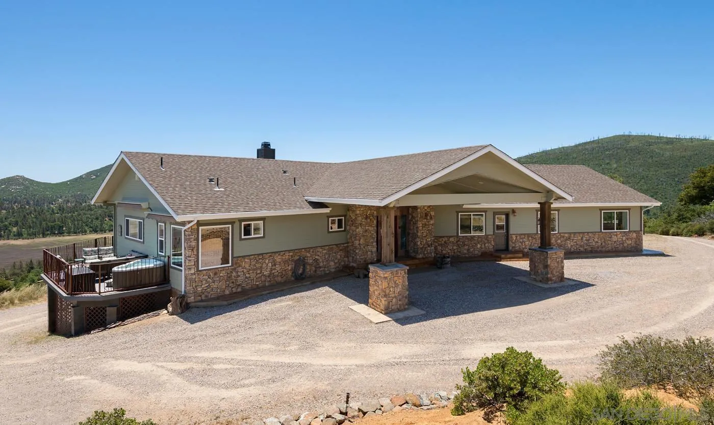 34896 Yuma Road Julian, CA 92036 - Photo 3 of 56 a front view of a house with a yard