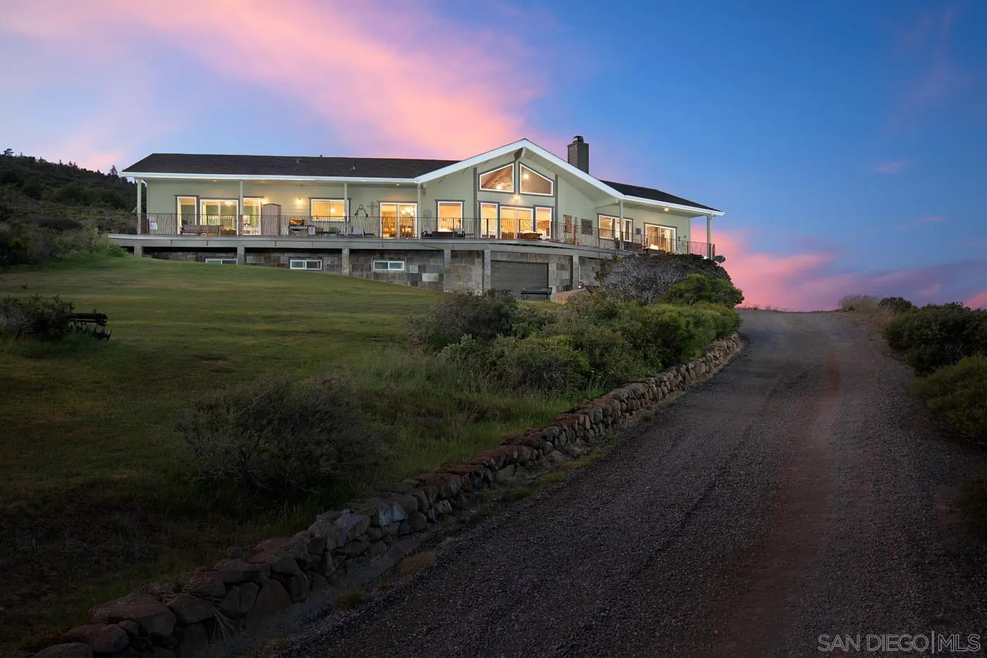 34896 Yuma Road Julian, CA 92036 - Photo 37 of 56 a view of house with garden