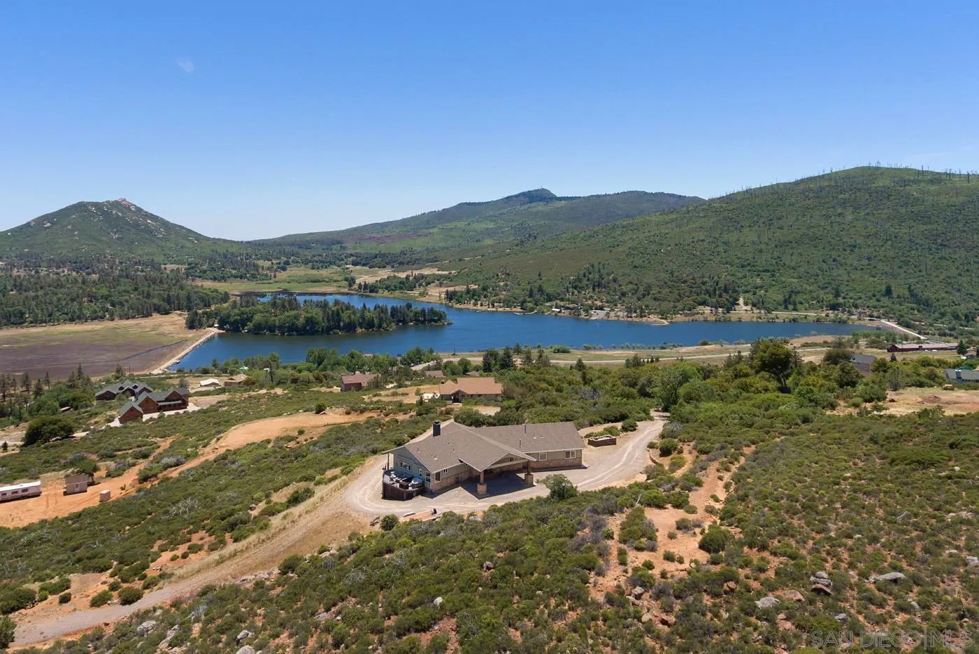 34896 Yuma Road Julian, CA 92036 - Photo 45 of 56 a view of lake with mountain