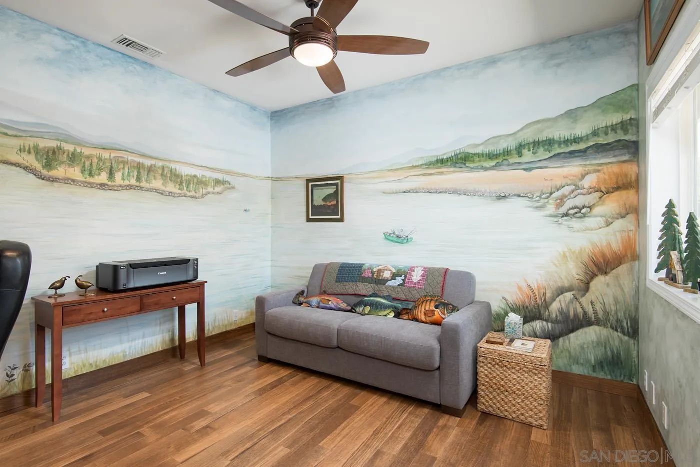 34896 Yuma Road Julian, CA 92036 - Photo 9 of 56 a living room with furniture and a wooden floor