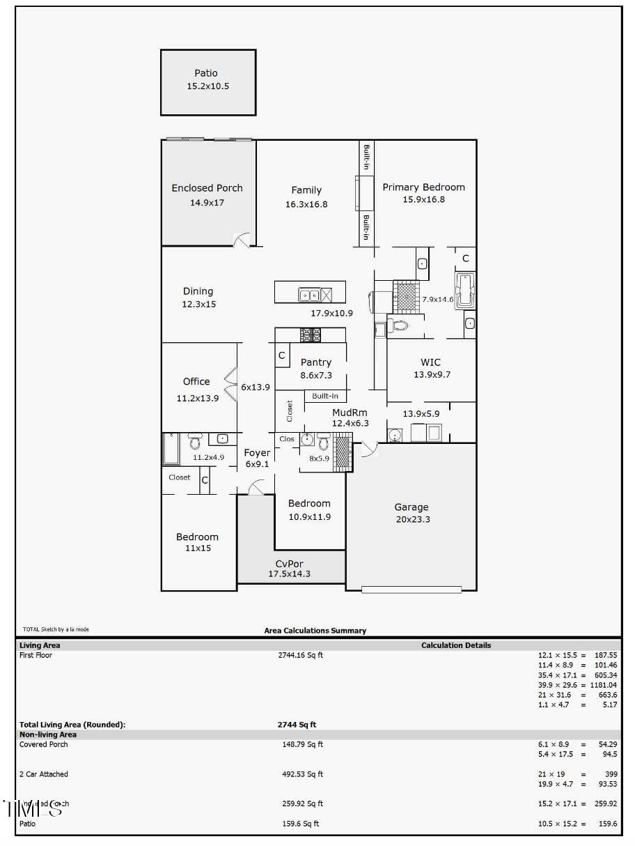 167 Cashmere Court Raleigh, NC 27610 - Photo 51 of 51 Floor Plan