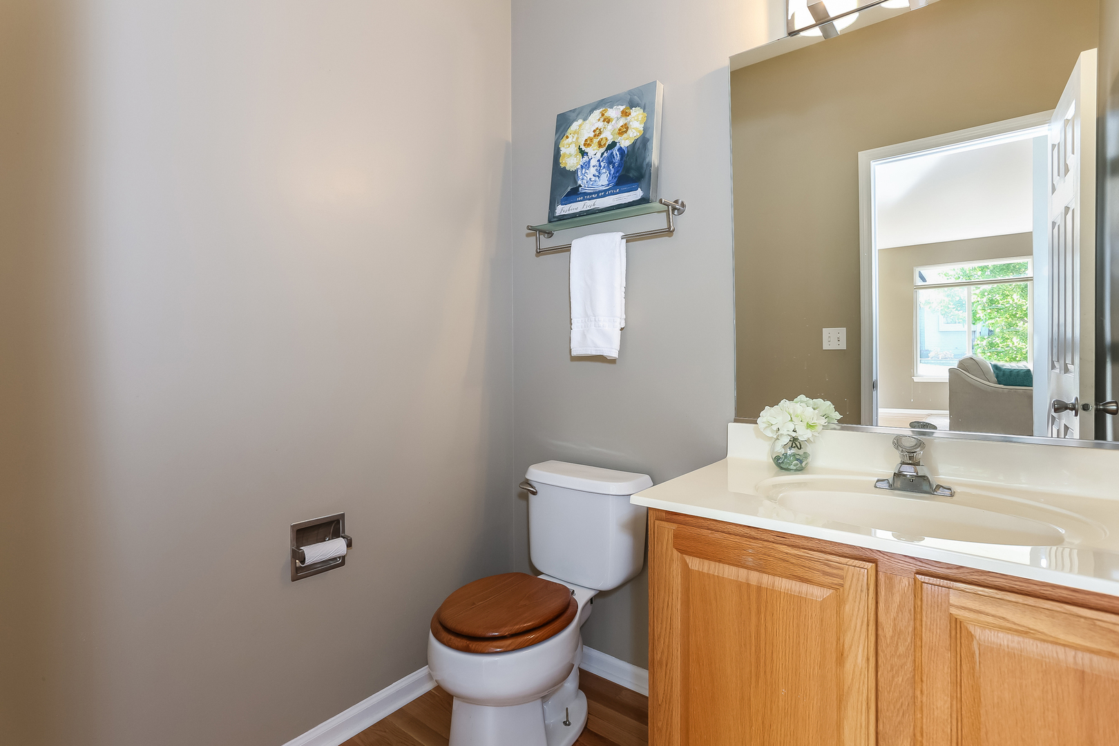 5460 Sullivan Pass Lake In The Hills, IL 60156 - Photo 25 of 51 a bathroom with a sink and a toilet