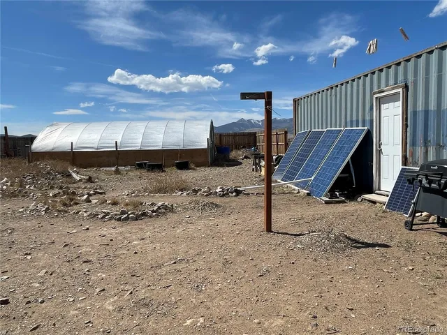 a view of a storage room