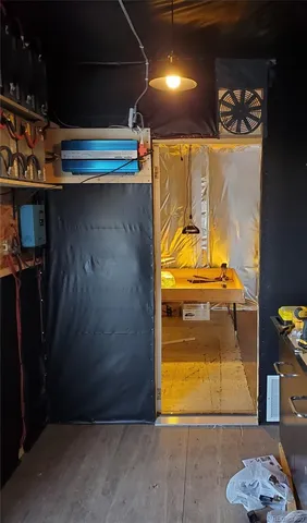 a view of water heater room