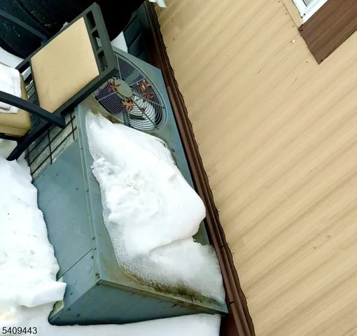 a view of a wooden floor in a balcony