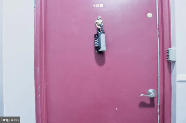 a bathroom with a mirror