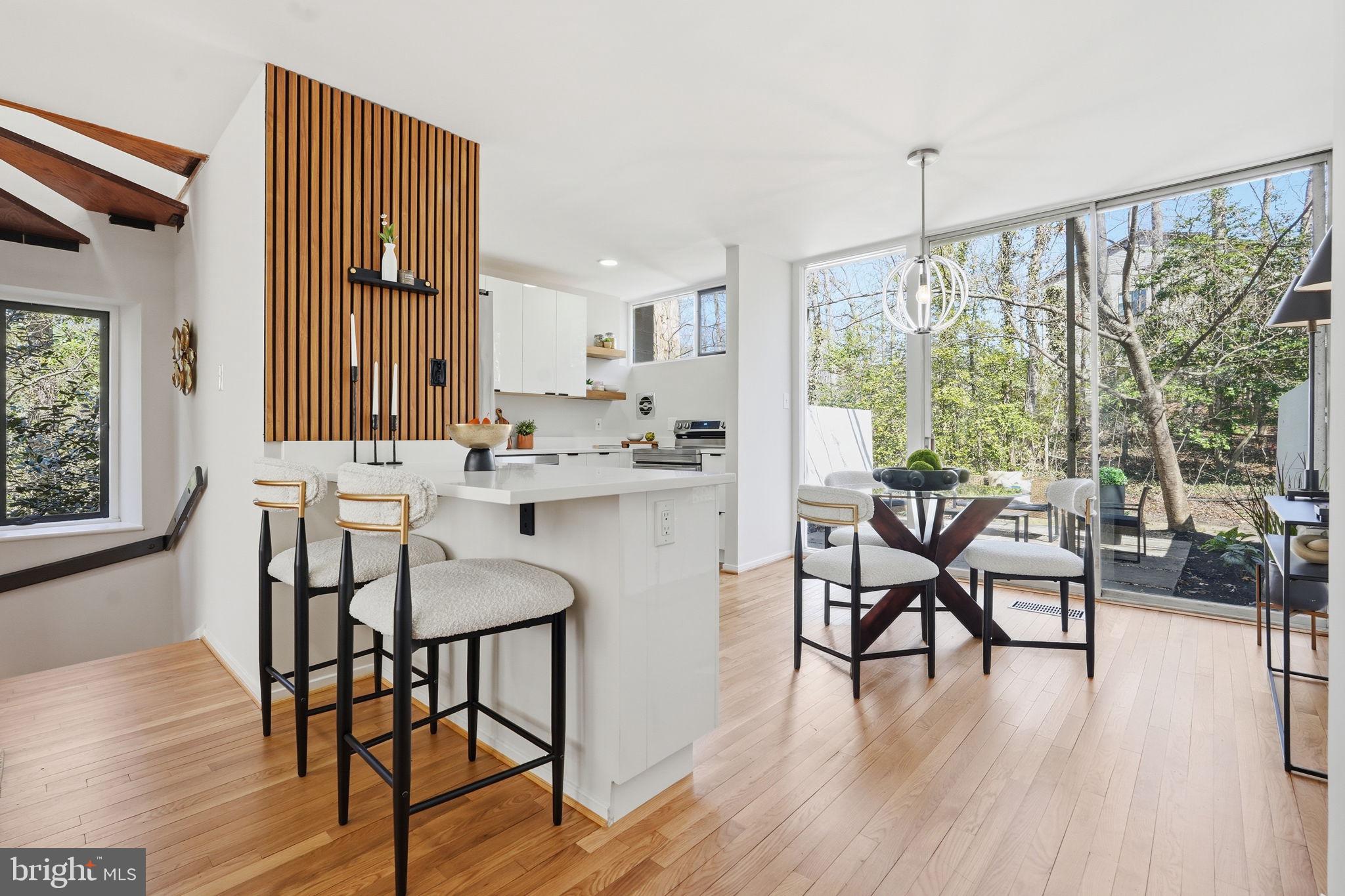 11526 Maple Ridge Road Reston, VA 20190 - Photo 3 of 52 Open kitchen with breakfast bar & dining space