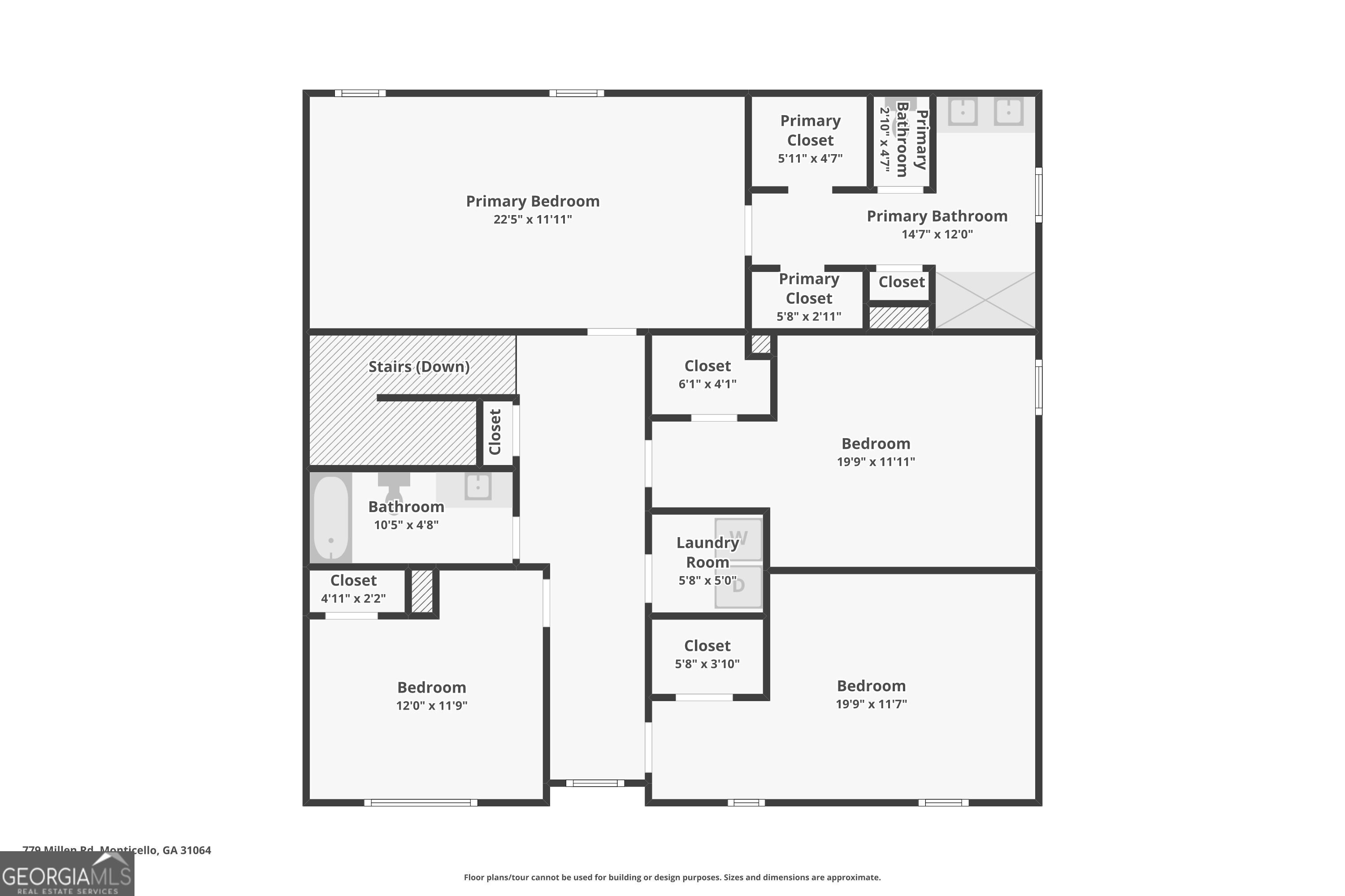 779 Millen Road Monticello, GA 31064 - Photo 52 of 52 a picture of a floor plan