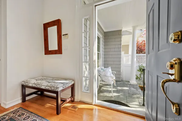 a view of a front door of house